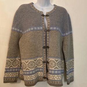 Telluride clothing co. 100 percent wool Nordic Fair sweater